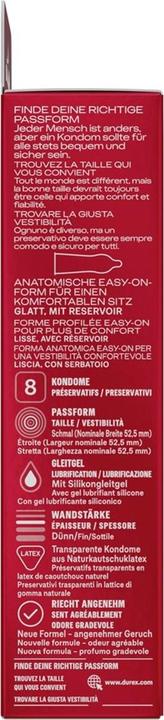 Image du produit Durex Slim Fit résistant à la congélation (8 pcs)
