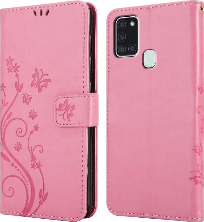 Actual product image Cadorabo Flower Book Cover (Samsung Galaxy A21s)