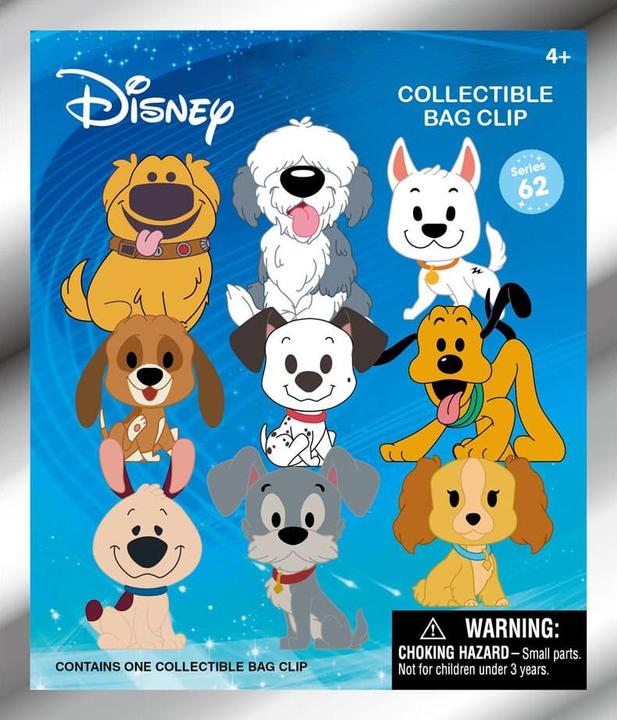 Produktbild Monogram Disney Dogs 3D Schaumstoff-Taschenanhänger Serie 1 Display (24)