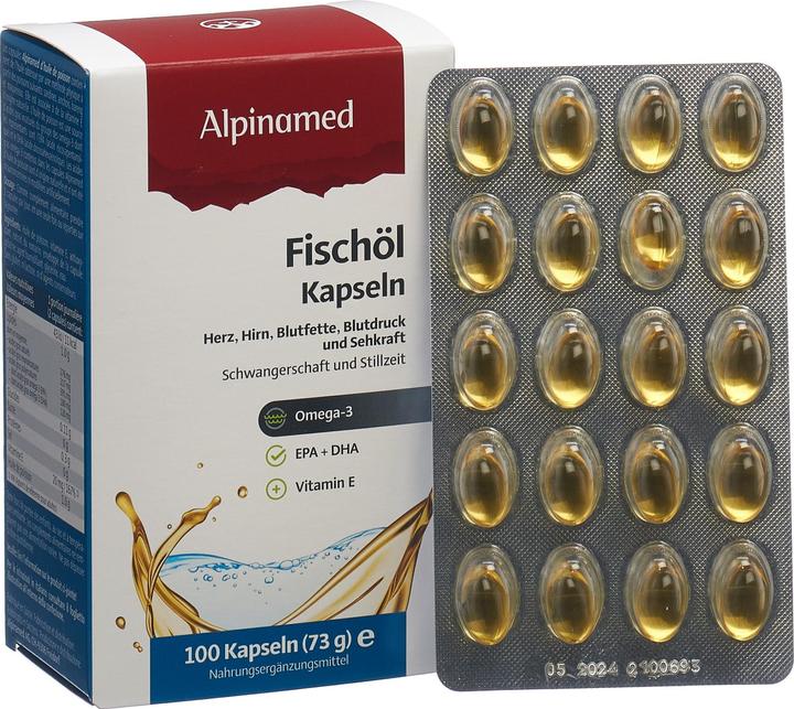 Produktbild Alpinamed Fischöl (100 Stück, Kapseln, 70 g)