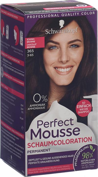 Actual product image Schwarzkopf Perfect Mousse (Chocolate brownie)