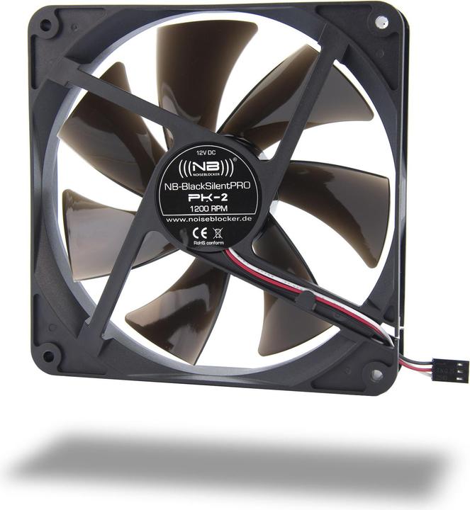 Immagine prodotto Noiseblocker BlackSilentPro-Series PK2 (140 mm, 1 x)