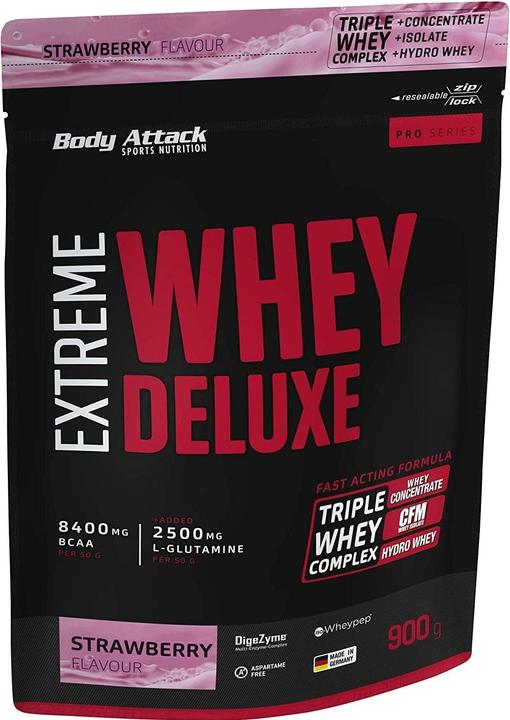 Actual product image Body Attack Extreme Whey Deluxe (900g bag) (Vanilla, 1 pcs., 900 g)