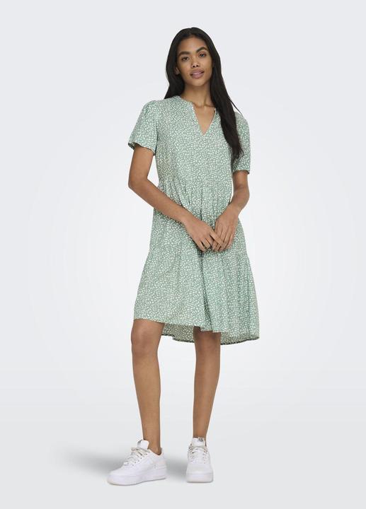 Actual product image Only V-neck dress with short sleeves (XL)