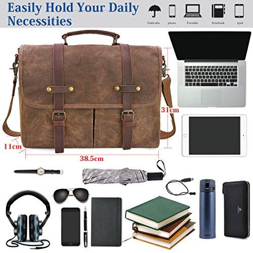 Image du produit Only-Bags.Store Hommes Sacs à bandoulière Sacoche pour ordinateur portable Imperméable à l'eau