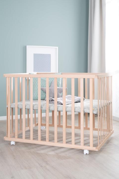 Produktbild Roba Laufgitter 100x75 Style grau (73 cm, 98.50 cm)