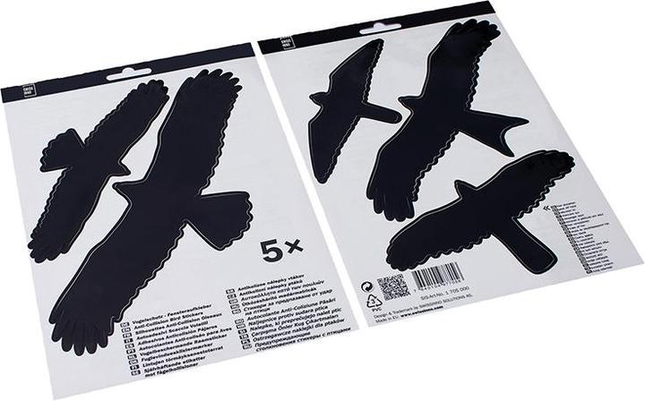Actual product image Swissinno Vogelschutz-Aufkleber 5er