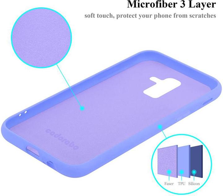 Actual product image Cadorabo TPU Liquid Silicone Case Cover (Samsung Galaxy J8 (2018))
