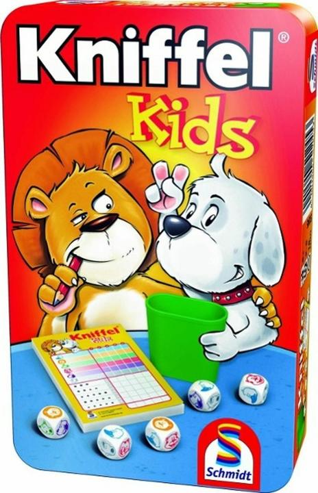 Immagine prodotto Schmidt Spiele Yahtzee per bambini in metallo (Tedesco, Francese, Italiano)