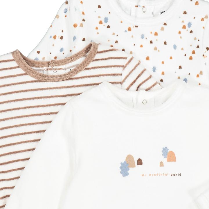 Produktbild La Redoute Collections 3er-Pack Strampler (50)