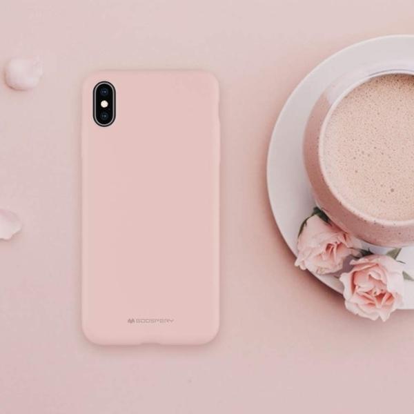 Actual product image Silicone iPhone 12/12 Pro 6,1" różowo-piaskowy/pink sand (Apple iPhone 12)