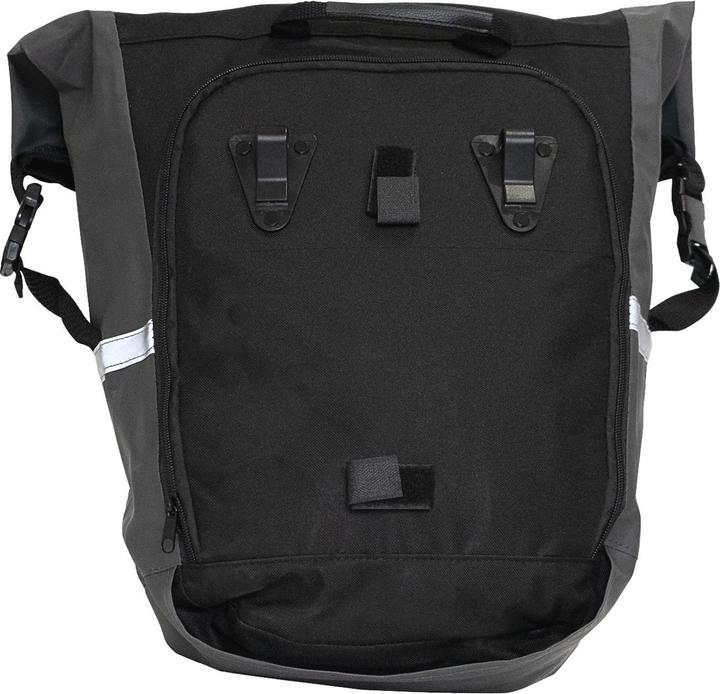 Produktbild Teamplayer 2in1 Fahrrad Gepäcktasche mit Rucksackfunktion, 20 l, schwarz (Gepäckträgertasche)