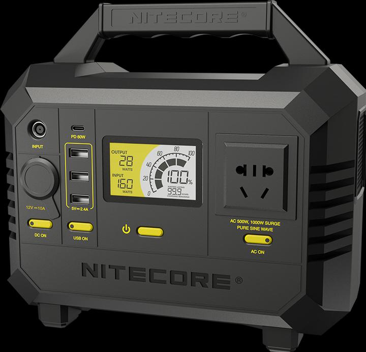 Actual product image Nitecore NES500 portable power generator for outdoors (518 Wh)