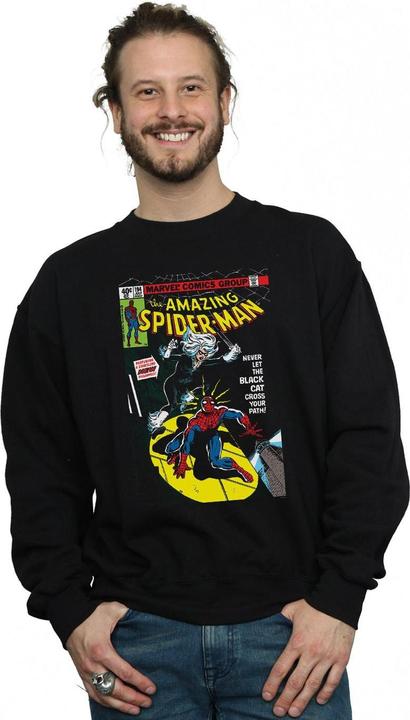 Image du produit - Sweat SPIDER-MAN BLACK CAT COVER - Homme (S)