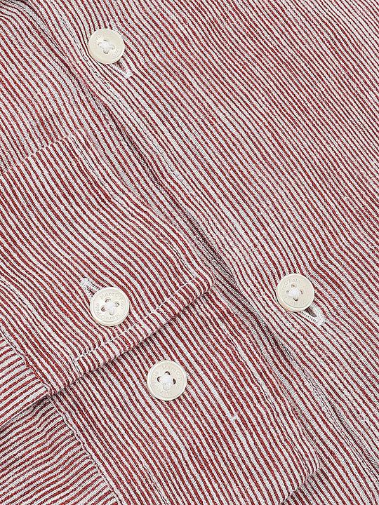 Produktbild Marc O'Polo Kent Collar Shirt Regular Fit Multi/Tall Poppy (XXL)