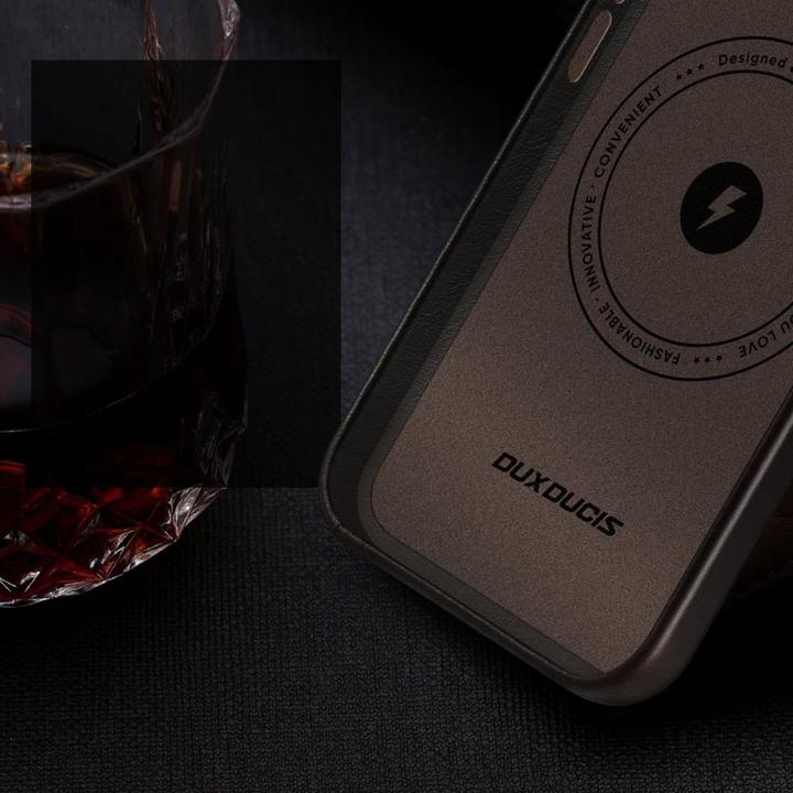 Actual product image Dux Ducis Naples Series Genuine Leather Case (Apple iPhone 14 Pro)