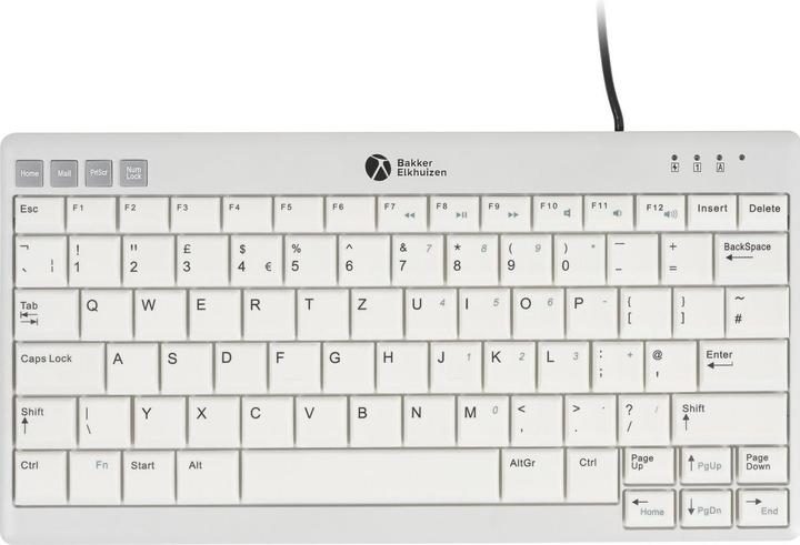 Actual product image Bakker Elkhuizen BNEU950V2DE BAKKER Ultraboard 950 V2 Keyboard DE with cable QWERTZ (DE, Cable)