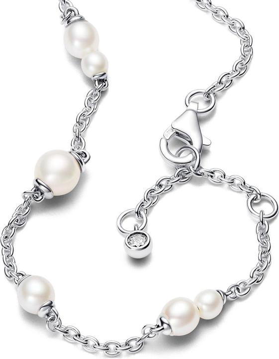Immagine prodotto Pandora Bracciale a catena con perle d'acqua dolce coltivate e trattate (16 cm, Argento 925)