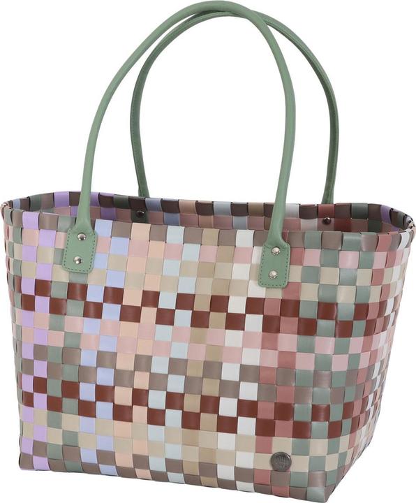 Handed by Mingle Shopper S fat strap multi mix sage green