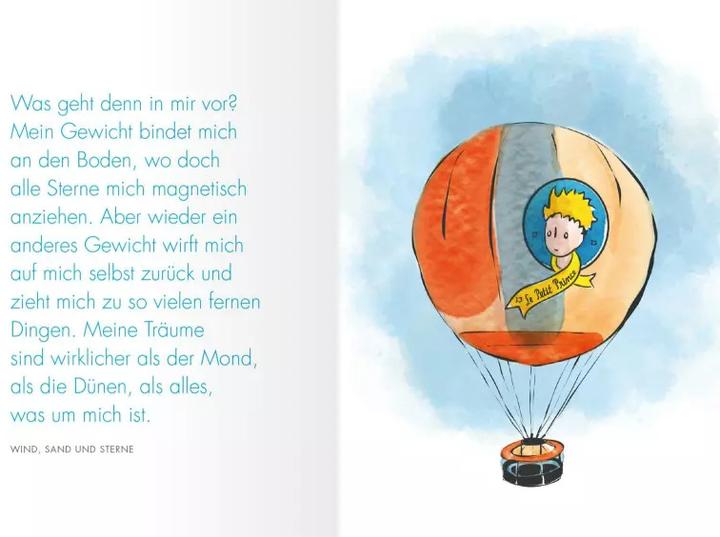 Produktbild Man sieht nur mit dem Herzen gut (Deutsch, Antoine de Saint-Exupéry, 2021)