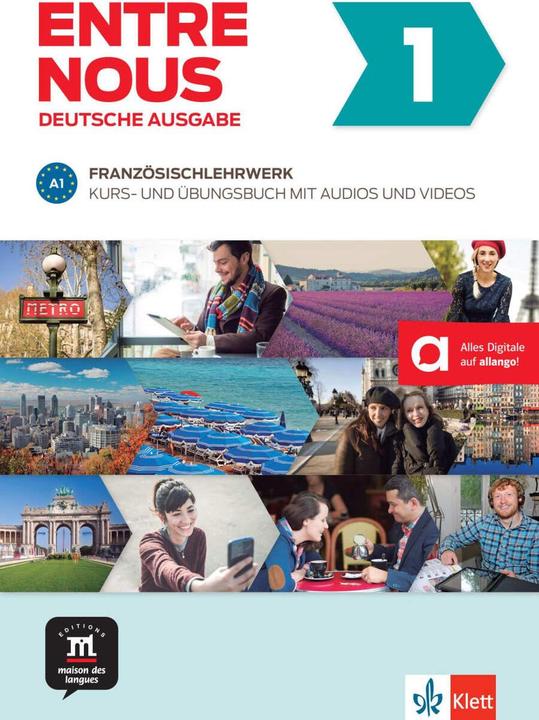 Produktbild Entre nous A1. Kurs- und Übungsbuch + Audio-CD (Deutsch, Ernst Klett Sprachen, 2017)