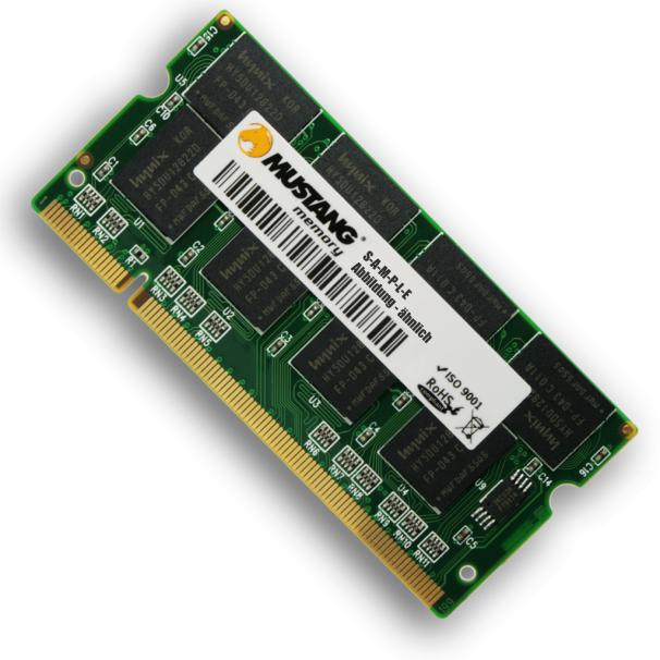 Produktbild Mustang Memory PremiumLine (1 x 4GB, 1600 MHz, DDR3-RAM, SO-DIMM)