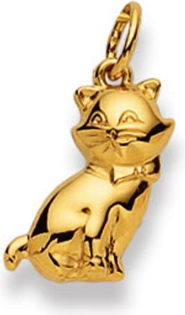 Produktbild Muau Pendant cat yellow gold 750, 19x11mm (750/18K Gelbgold)