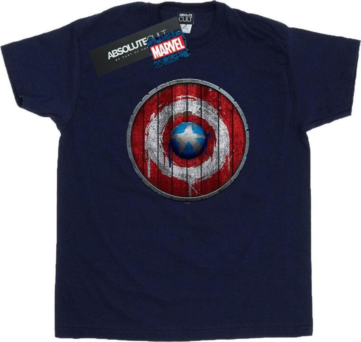 Captain America Wooden Shield TShirt (XXL)