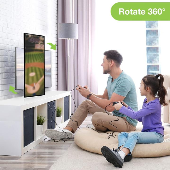Actual product image Techly Bracket for LCD TV - Black - Screen size: 33-76.2 cm (13"-30") (Wall, 30", 15 kg)