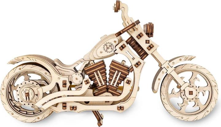 Actual product image Eco Wood Art Motorcycle Cruiser