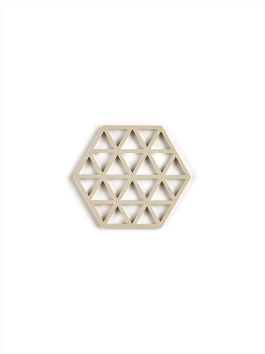 Actual product image Zone Denmark Triangle Taupe (1 x, Pan coaster)