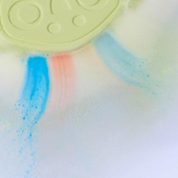 Actual product image dm SauBär Children's bath additive rainbow bath fizzer dragon