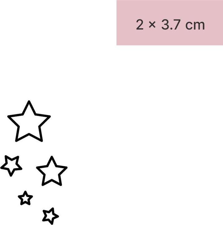 minink Tatuaggio temporaneo - Cinque stelle