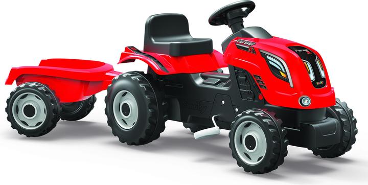 Immagine prodotto Smoby Trattore con rimorchio - rosso