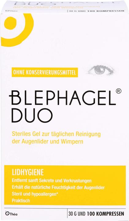 Produktbild Théa BLEPHAGEL DUO steriles Reinigungsgel zur Lidhygiene, 1 St. Kombipackung (Reinigungsmilch)