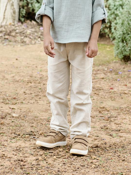 Image du produit Vertbaudet Jungen Hose mit Leinenanteil (116)
