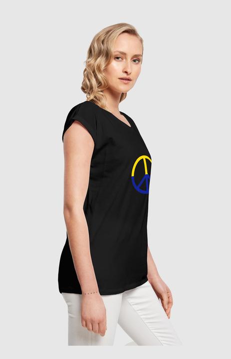 Actual product image Merchcode Ladies Peace - 2 Colour Peace Basic T-Shirt - 173309 (M)