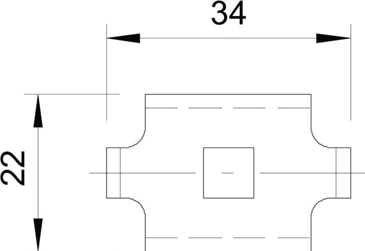 Image du produit OBO Bettermann Vertr Pièce de serrage pour caniveau à grille GKS 34 VA4301