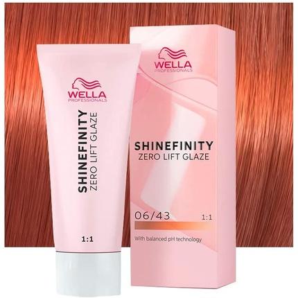 Produktbild Wella Shinefinity Copper Sunset 06/43 Dark Blonde Golden Copper Demi-Permanent Color 60ml (06, 43 Dark Blonde Golden Copper Demi-Permanent Color 60ml)