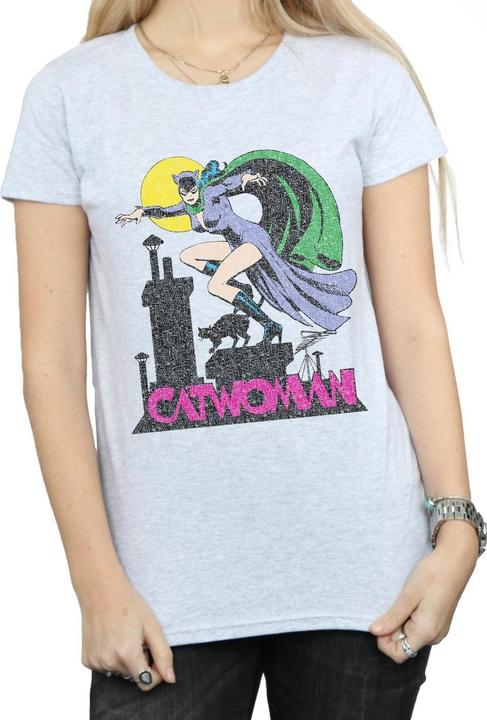 Produktbild Catwoman Crackle Logo TShirt (XL)
