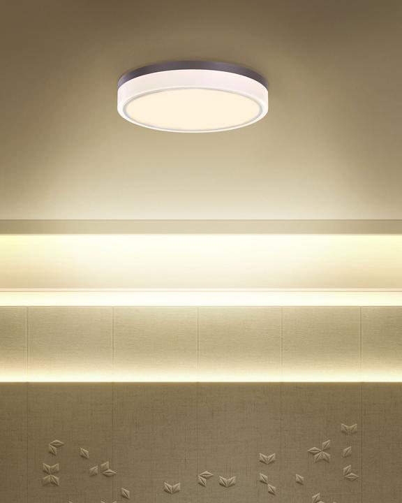 Image du produit Beliani Plafonnier Lumarko LED Plafonnier Metalo Sp. SAKAE blanc. (2850 lm, E27)