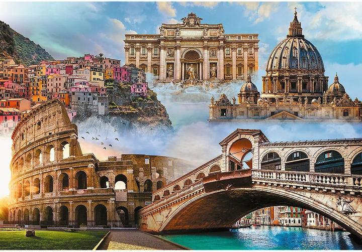 Actual product image Trefl Puzzle 1500 pieces favourite places Italy (1500 pieces)