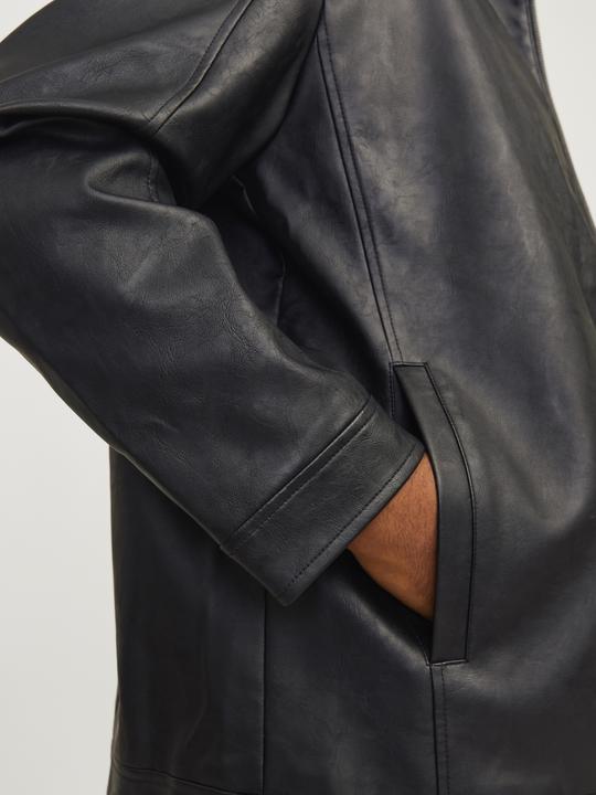 Produktbild Jack & Jones Plus Size Lederjacke Lederjacke (4XL)