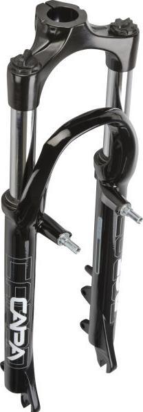 Immagine prodotto RST Forcella per sospensioni Capa T26 26" per disco e V-brake senza stelo nero (80 mm, Pennino)