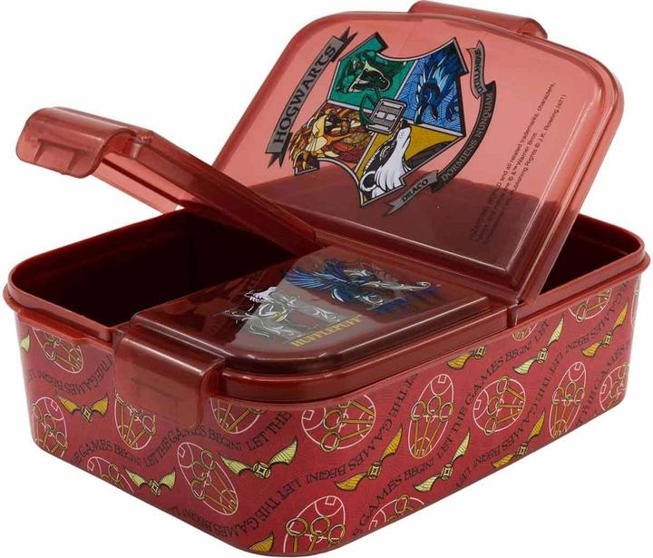 Produktbild Stor Harry Potter Hogwarts' 4 Häuser - Lunchbox mit Fächern