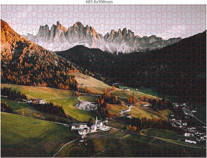 Actual product image Merchant Ambassador Val di Funes Dolomites Tobias Hägg (1000 pieces)