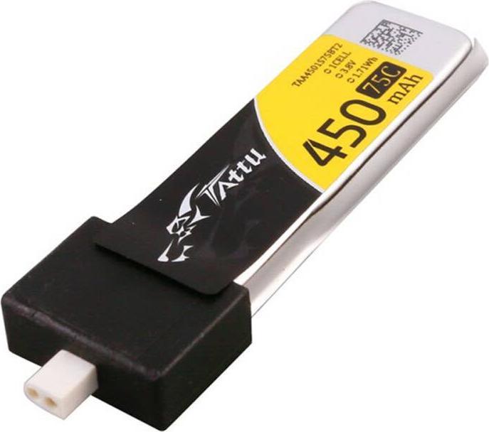 Image du produit Gens Ace Piles Lipo 450mAh 3.8V 75C 1S1P HV (5pcs). (3.80 V, 450 mAh)