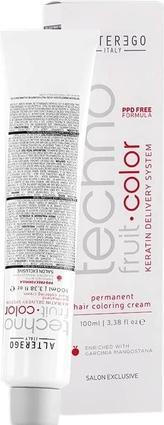 Alterego Techno Fruit Color 7/34 Keratin System PPD Free 100ml Copper Blonde Plated Professional Color Perman