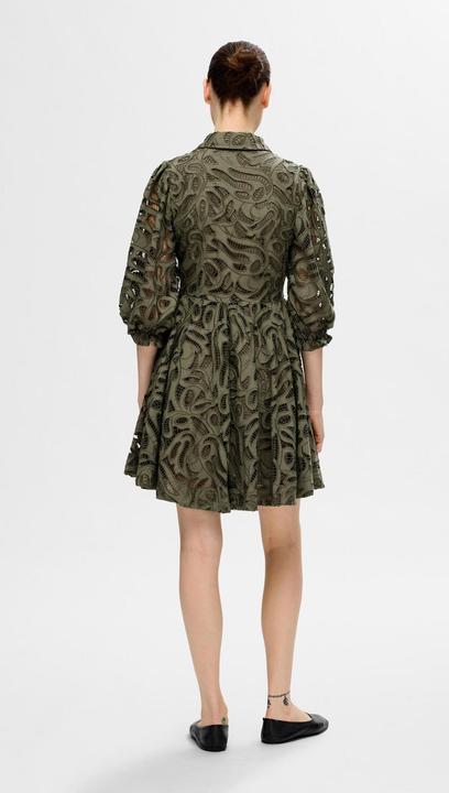 Produktbild Selected Femme Broderie Anglaise Minikleid (34)