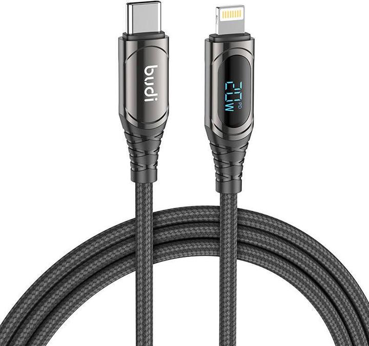 Image du produit Budi Câble iPhone 1.5m 20W (noir) (1.50 m)